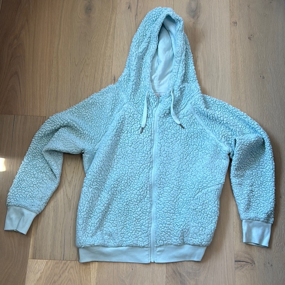 Zella Sky Blue Sherpa Hoodie